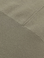 Reiss Sage Green Susie Wool-Blend Funnel-Neck Batwing Jumper with Cashmere - Image 6 of 6