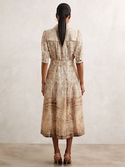 Reiss Malika Animal Print Shirt - Imagen 5 de 6