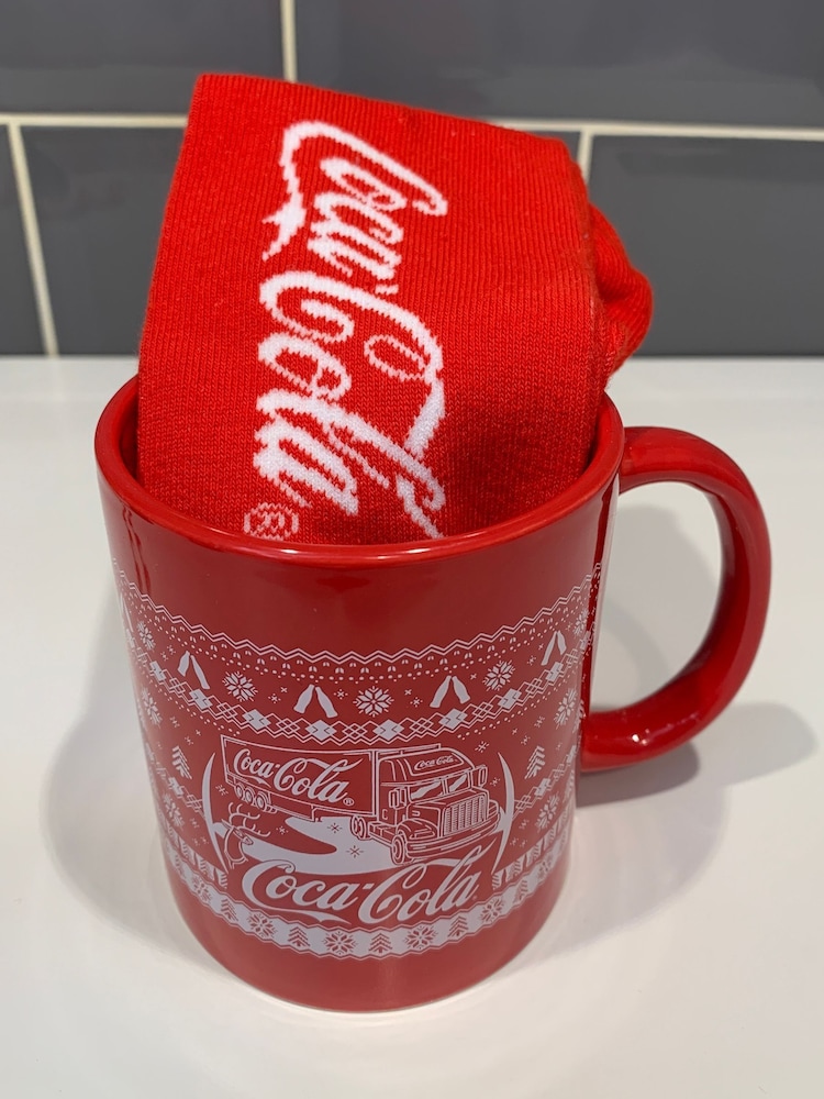 Kimm & Miller Coca-Cola Mug & Socks - Image 1 of 3