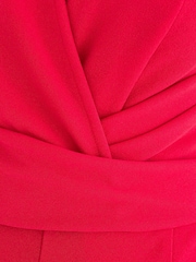 Girl In Mind Red Bridget Twist Font Split Arm Jumpsuit - Image 6 of 6