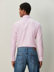 Red Stripe/Paisley Regular Fit Shirt And Tie Set - Image 2 of 8