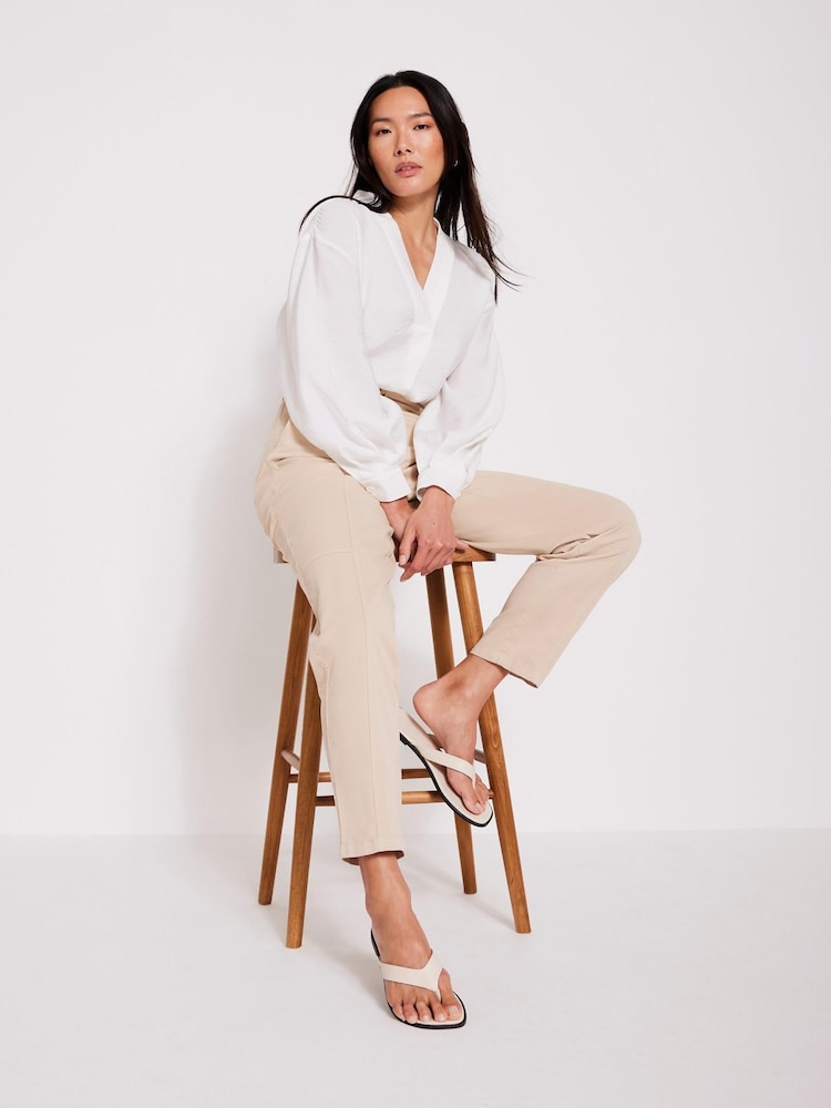 Mint Velvet White Throw On Shirt - Image 1 of 7