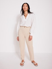 Mint Velvet White Throw On Shirt - Image 3 of 7