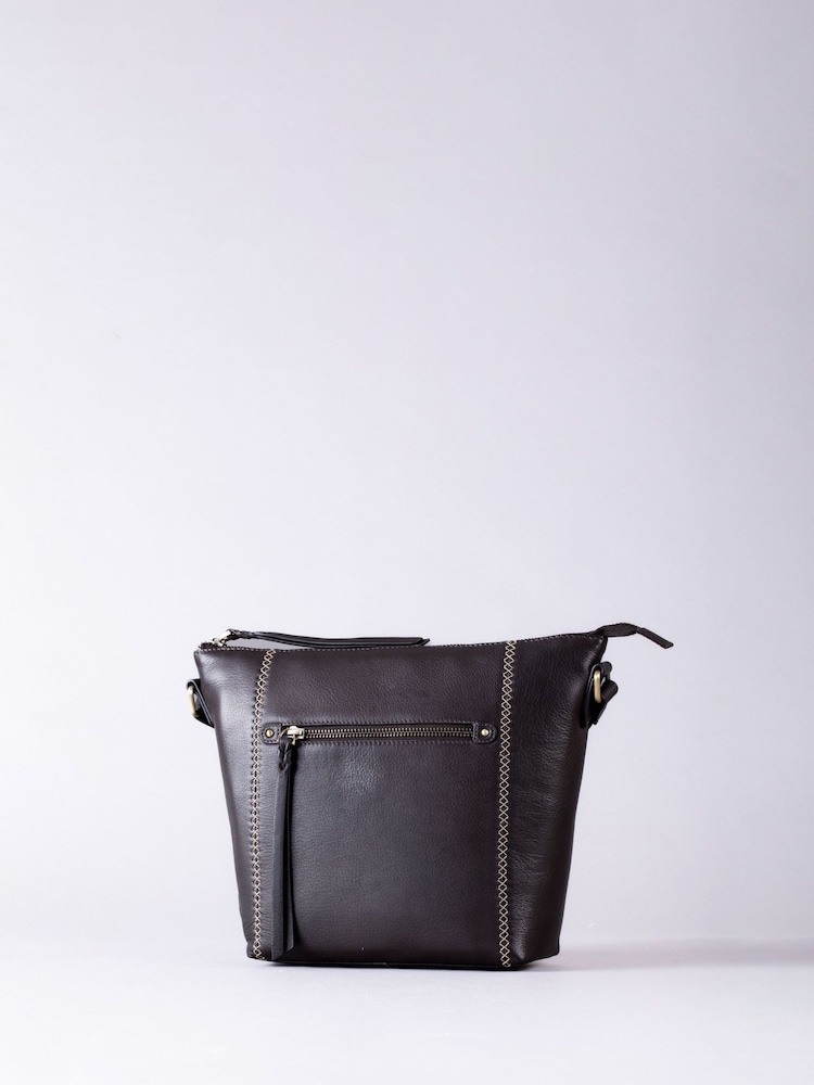 Castanho - Lakeland Leather Castlerigg Cross-Body Bag - Imagem 1 de 9
