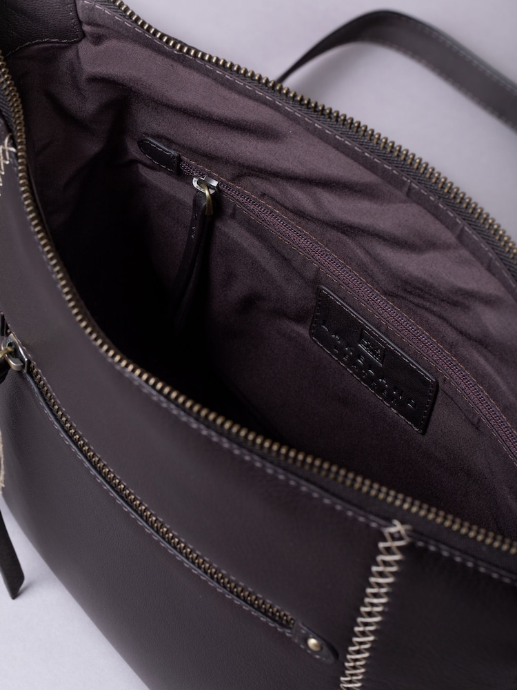 Castanho - Lakeland Leather Castlerigg Cross-Body Bag - Imagem 9 de 9