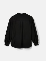 Mint Velvet Black Throw On Shirt - Image 8 of 9