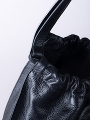 Lakeland Leather Black Newland Slouch Tote Bag - Image 5 of 6
