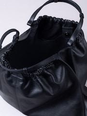Lakeland Leather Black Newland Slouch Tote Bag - Image 6 of 6