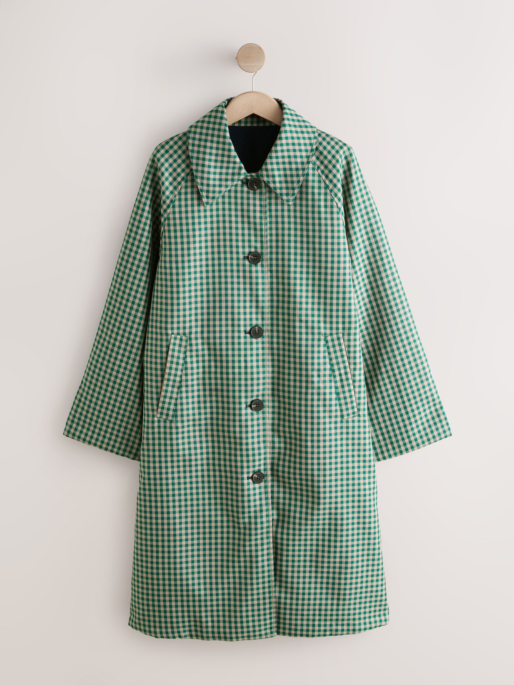 Buy Green Check Reversible Trench Coat from Next South Africa