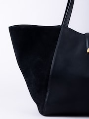 Lakeland Leather 'Herdwick' Suede and Leather Tote Bag - Imagen 4 de 6