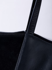 Lakeland Leather 'Herdwick' Suede and Leather Tote Bag - Imagen 5 de 6