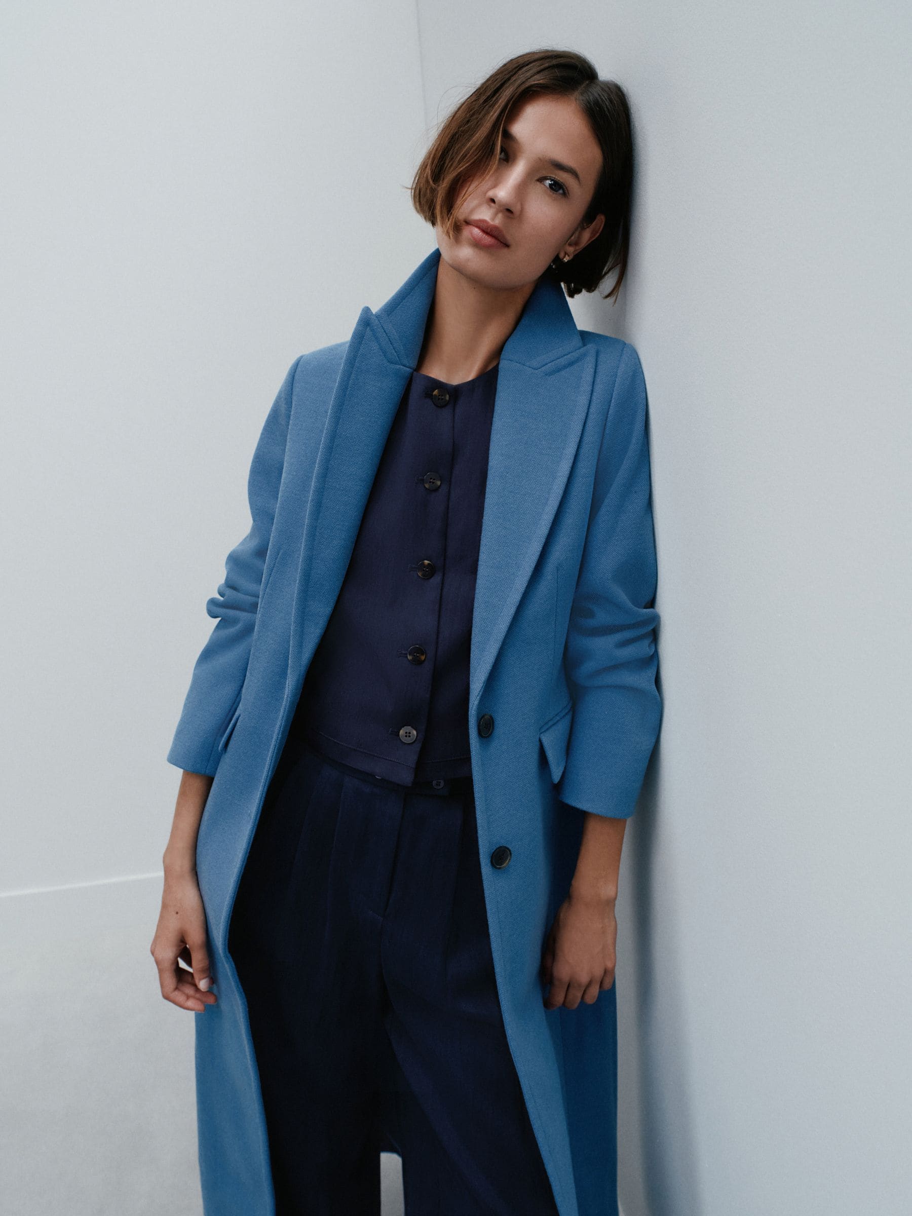 Buy Bright Blue Revere Coat from Next USA