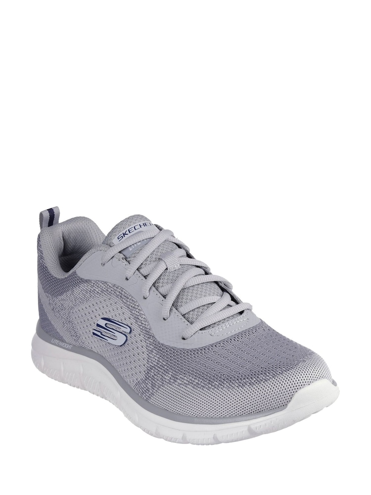 Skechers Grey Track Glendor Shoes - Image 2 of 3