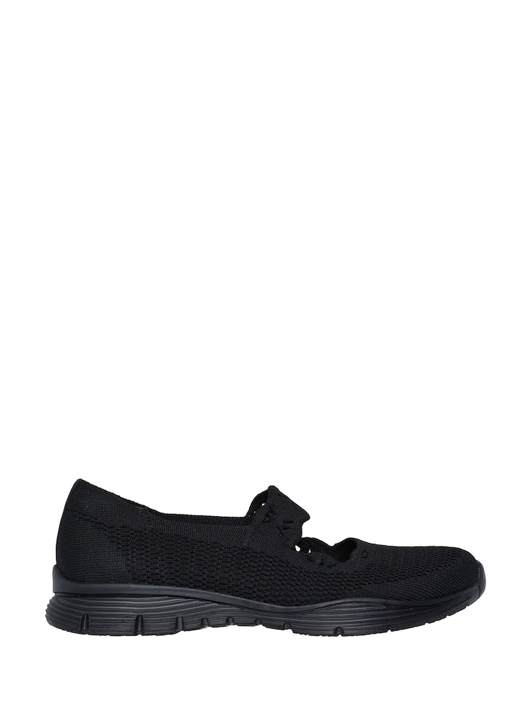 Skechers Black Seager Cute N Coy Shoes - Image 1 of 3