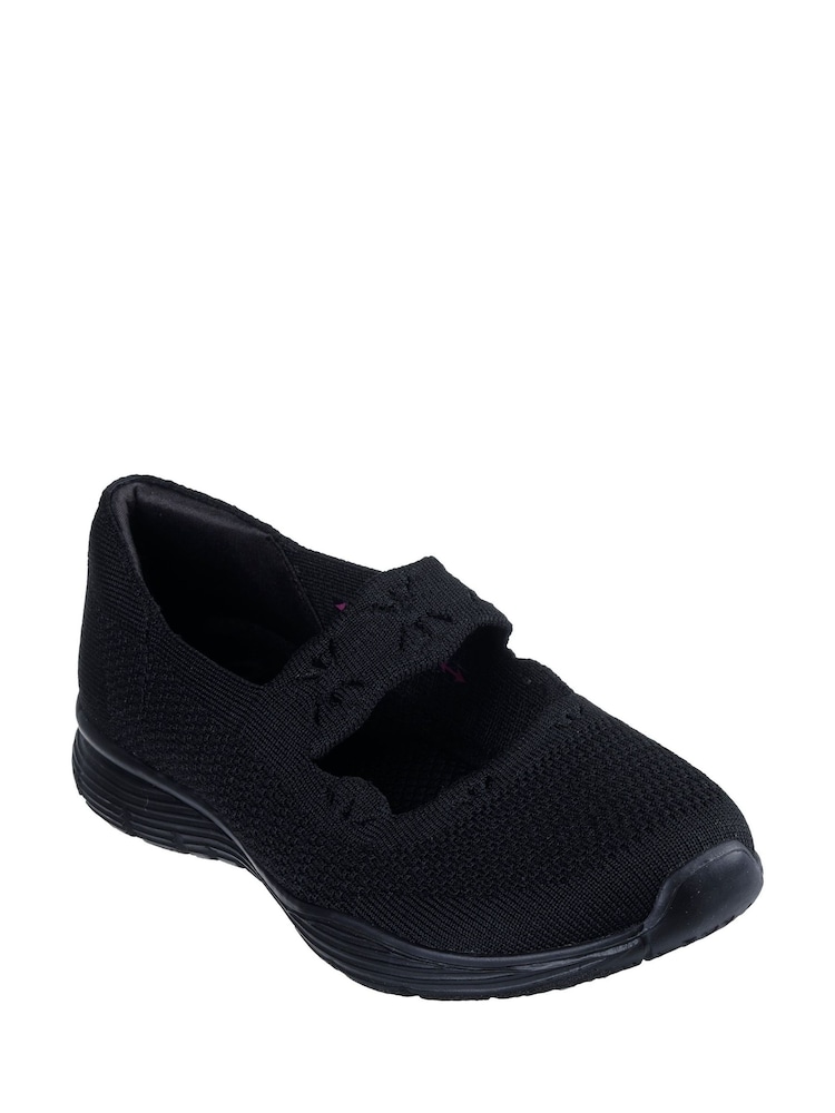 Skechers Black Seager Cute N Coy Shoes - Image 2 of 3