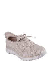 Skechers Grey Graceful First Blush Trainers - Image 2 of 3