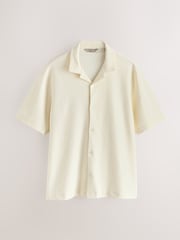 Ecru / Navy / Brown - Short Sleeve Textured Shirts 3 Pack - Image 2 of 7