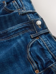 Albastru închis - Mid Rise Stretch Skinny Jeans - Imaginea 6 din 7