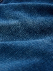 Albastru închis - Mid Rise Stretch Skinny Jeans - Imaginea 7 din 7