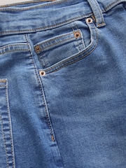 Mid Blue Denim Mid Rise Stretch Bootcut Jeans - Image 10 of 10