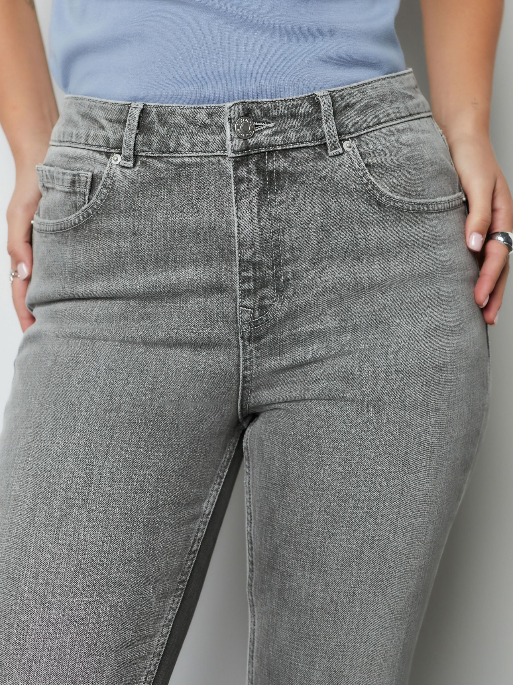 Buy Grey Mid Rise Authentic Bootcut Jeans from Next USA