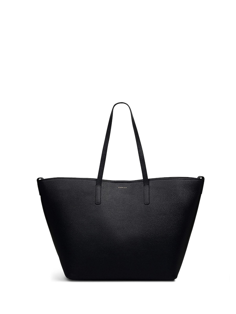 Radley Large Dukes Place Open Top Black Tote - Imagen 1 de 4