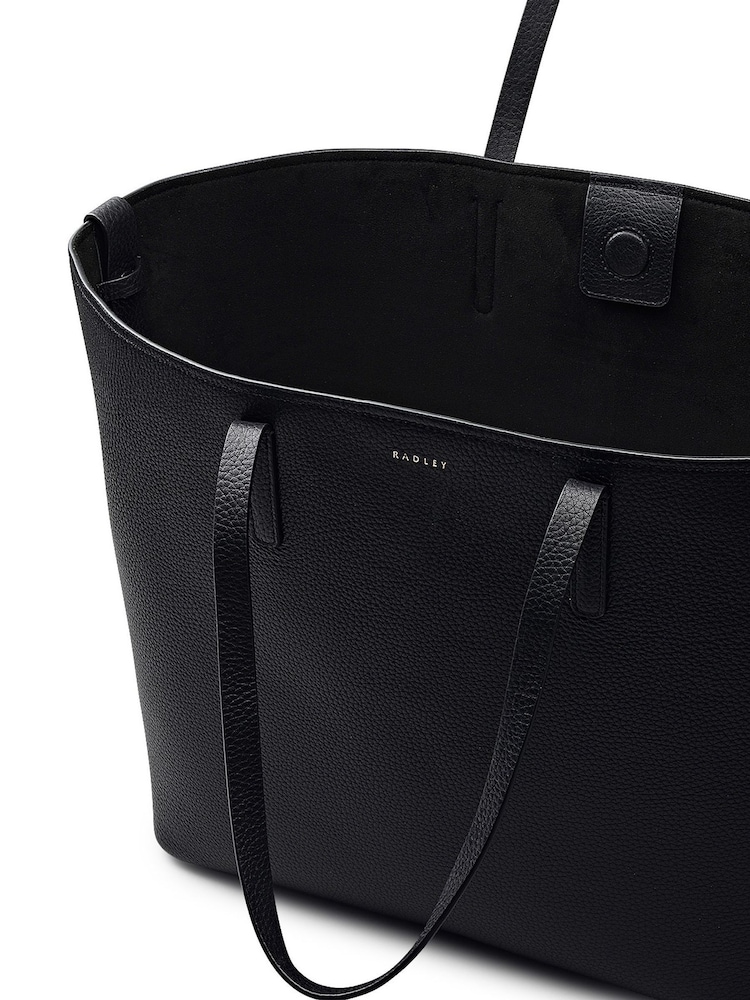 Radley Large Dukes Place Open Top Black Tote - Image 4 of 4 Radley Large Dukes Place Open Top Black Tote - Image 4 of 4