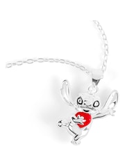 Peers Hardy Silver Tone 925 Stitch Enamel Heart Pendant Chain Necklace - Image 2 of 3