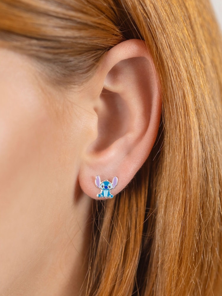 Peers Hardy Silver Tone 925 Stitch Sterling Enamel Stud Earrings - Image 2 of 3