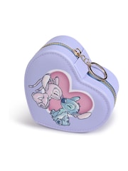 Peers Hardy Purple Stitch & Angel Zip-Up Love Heart Jewellery Box - Image 4 of 4