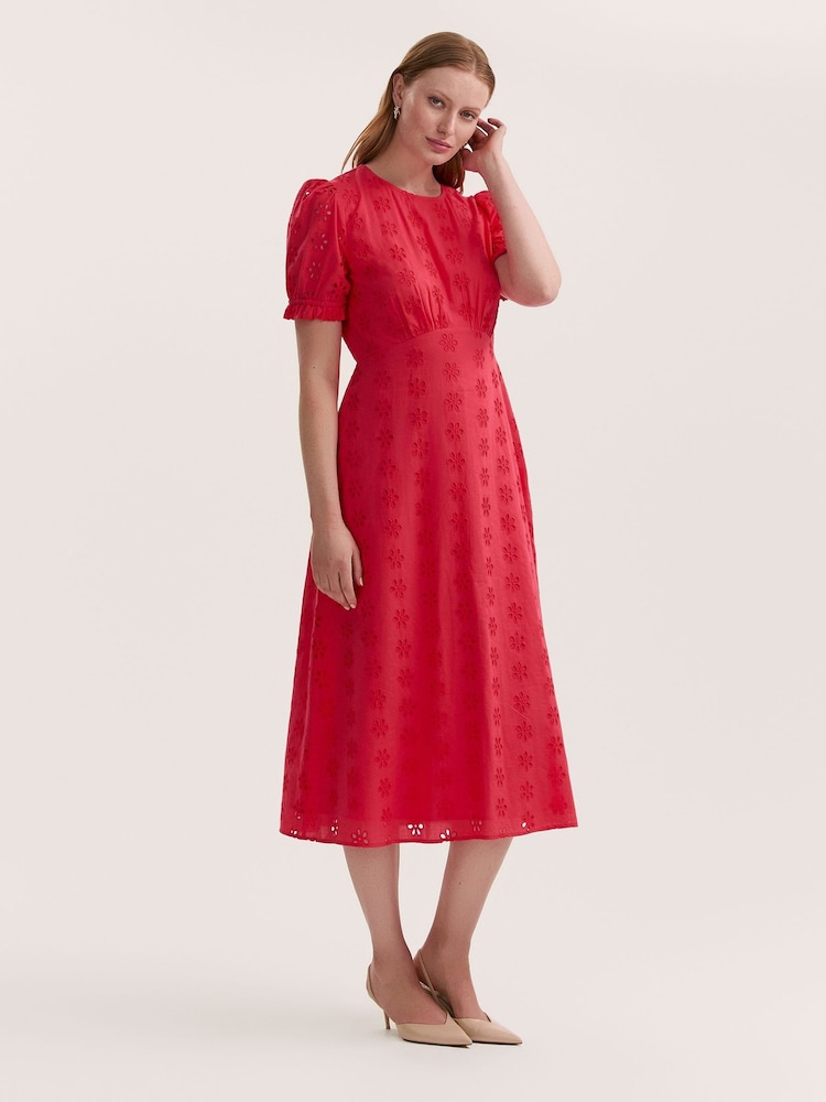 Finery Coral Mela Dress - Image 1 of 4