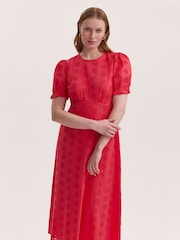 Finery Coral Mela Dress - Image 2 of 4