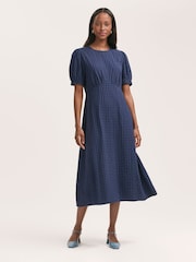Finery Blue Mela Dress - Image 1 of 5