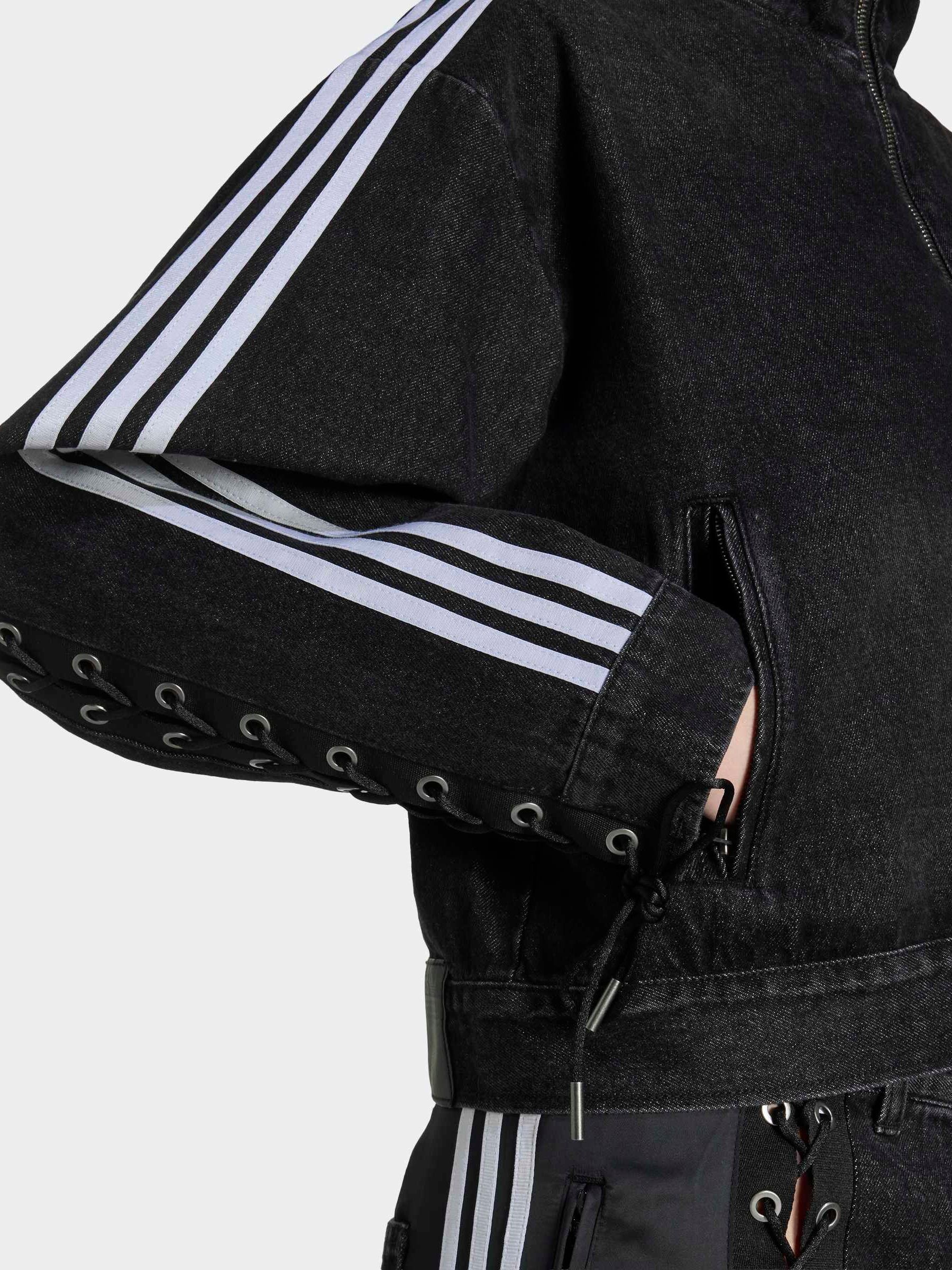 Buy adidas Originals Black Lace Denim Firebird Track Top from Next USA