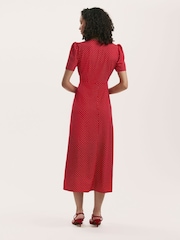 Finery Red Nieve Dress - Image 4 of 5