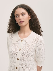 Finery Cream Marlowe Cardigan - Image 3 of 5