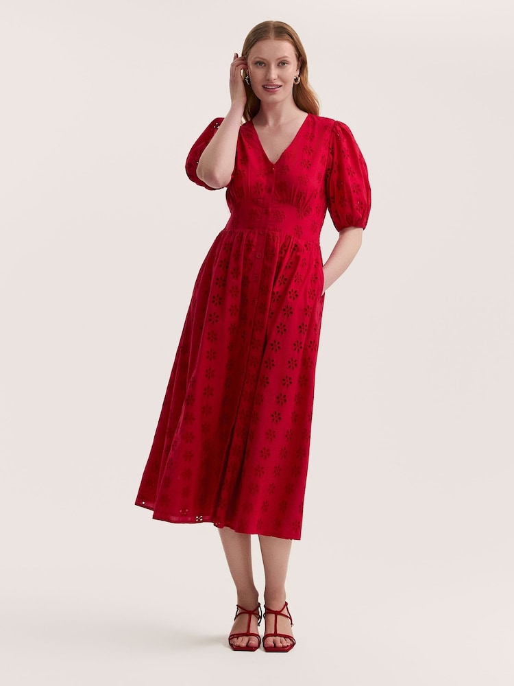 Finery Red Una Dress - Image 1 of 5