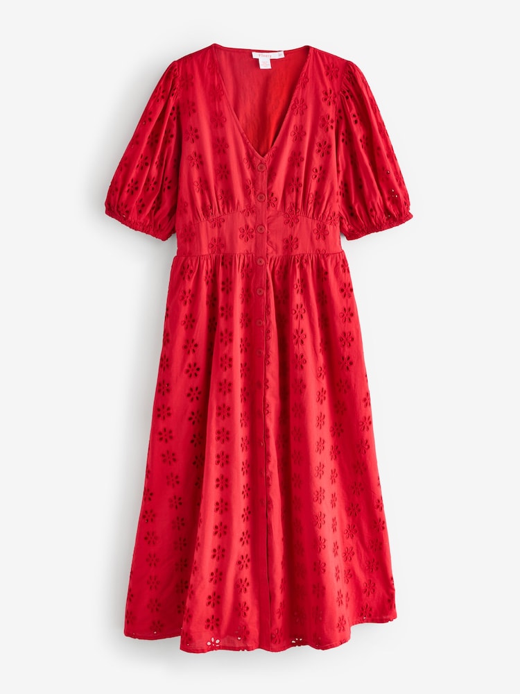 Finery Red Una Dress - Image 5 of 5