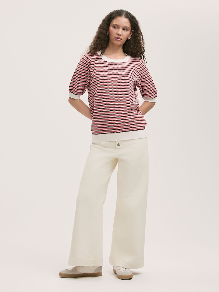 Finery Pink Rita Top - Image 1 of 5 Finery Pink Rita Top - Image 1 of 5