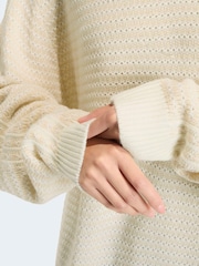 adidas originals Cream Holiday Pack Knit Sweatshirt - Image 5 of 6