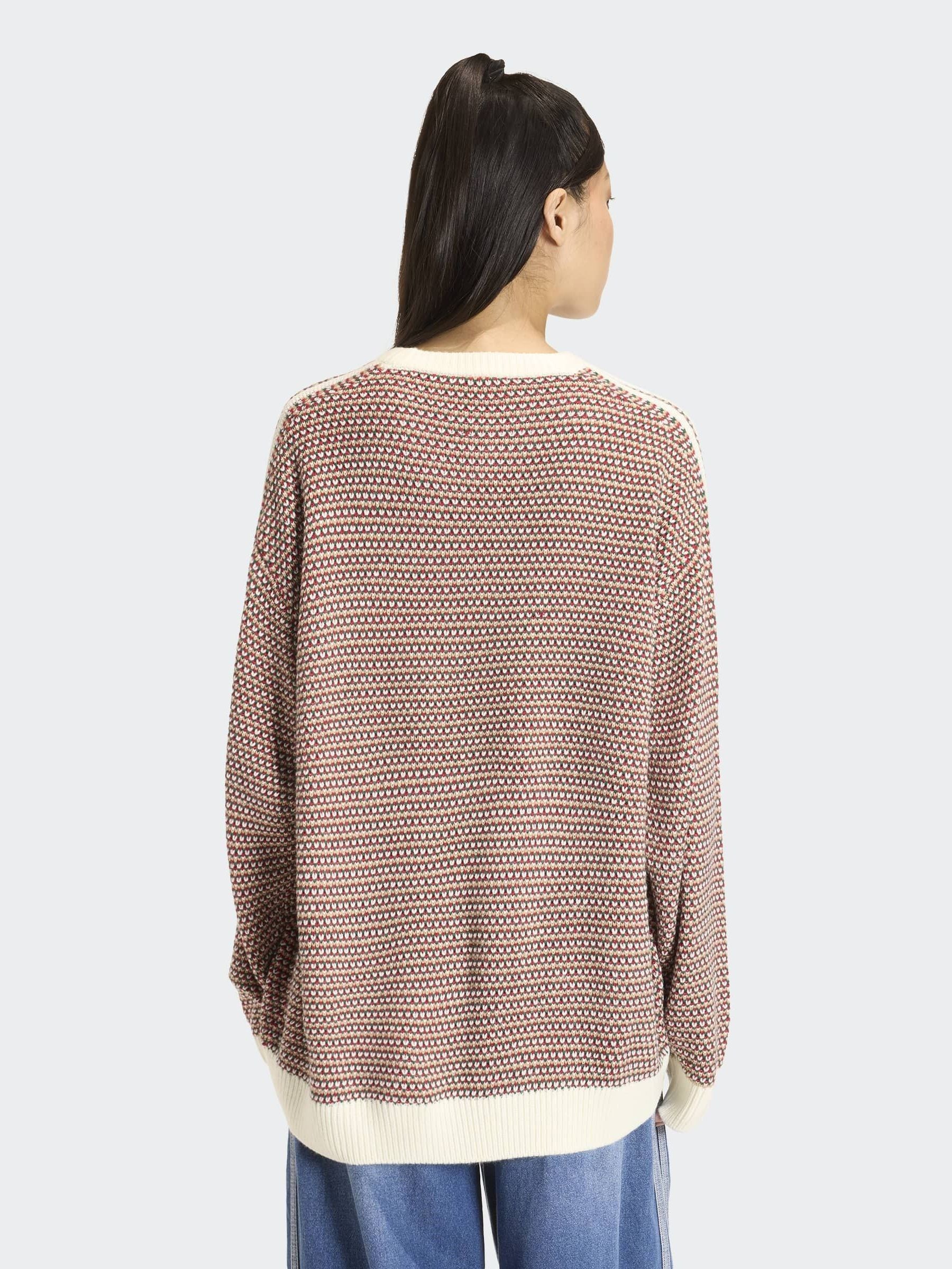 adidas ニット Buy adidas originals Brown Holiday Pack Knit Sweatshirt from Next USA