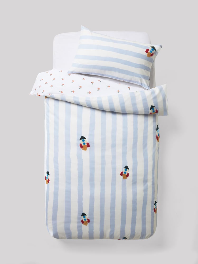 Tufted Rocket Duvet Cover and Pillowcase Set - Image 1 of 3