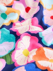 彩色花朵 - 扇貝邊泳裝（3-16歲） - 圖片 6，共 7