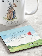 Personalised Happy Fathers Day Mug & Coaster Set by Loveabode - Image 3 of 4