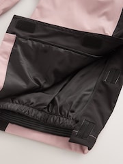 Baker by Ted Baker Pink Waterproof Logo-Tape Padded Ski Salopettes Trousers - Imagen 12 de 15