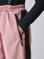 Baker by Ted Baker Pink Waterproof Logo-Tape Padded Ski Salopettes Trousers - Imagen 6 de 15