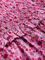 Pink Floral Shirred Jumpsuit (3-16yrs) - Image 6 of 6