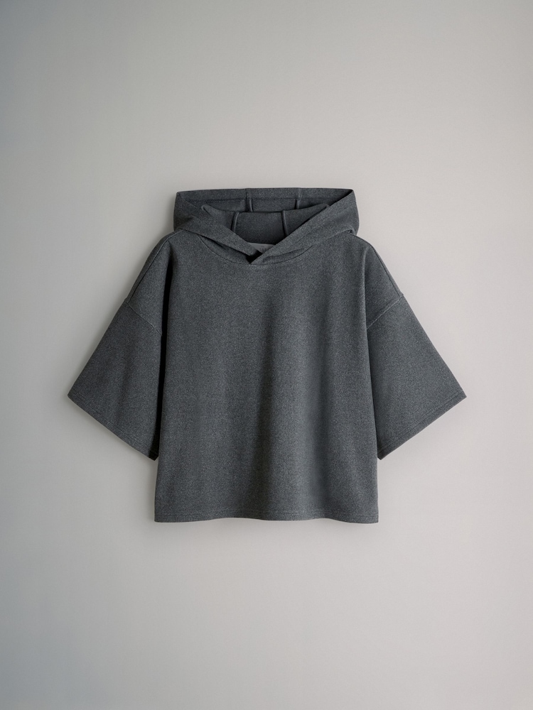 The Set Soft Touch Ribbed Sweat Hoodie And Joggers Set - Image 2 of 5 The Set Soft Touch Ribbed Sweat Hoodie And Joggers Set - Image 2 of 5