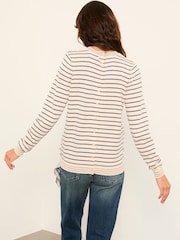 FatFace Breton Natural Knitted Stripe Jumper - Image 2 of 6