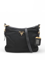 Prada Black Tessuto Nylon And Leather 2 Way Bag - Image 1 of 10